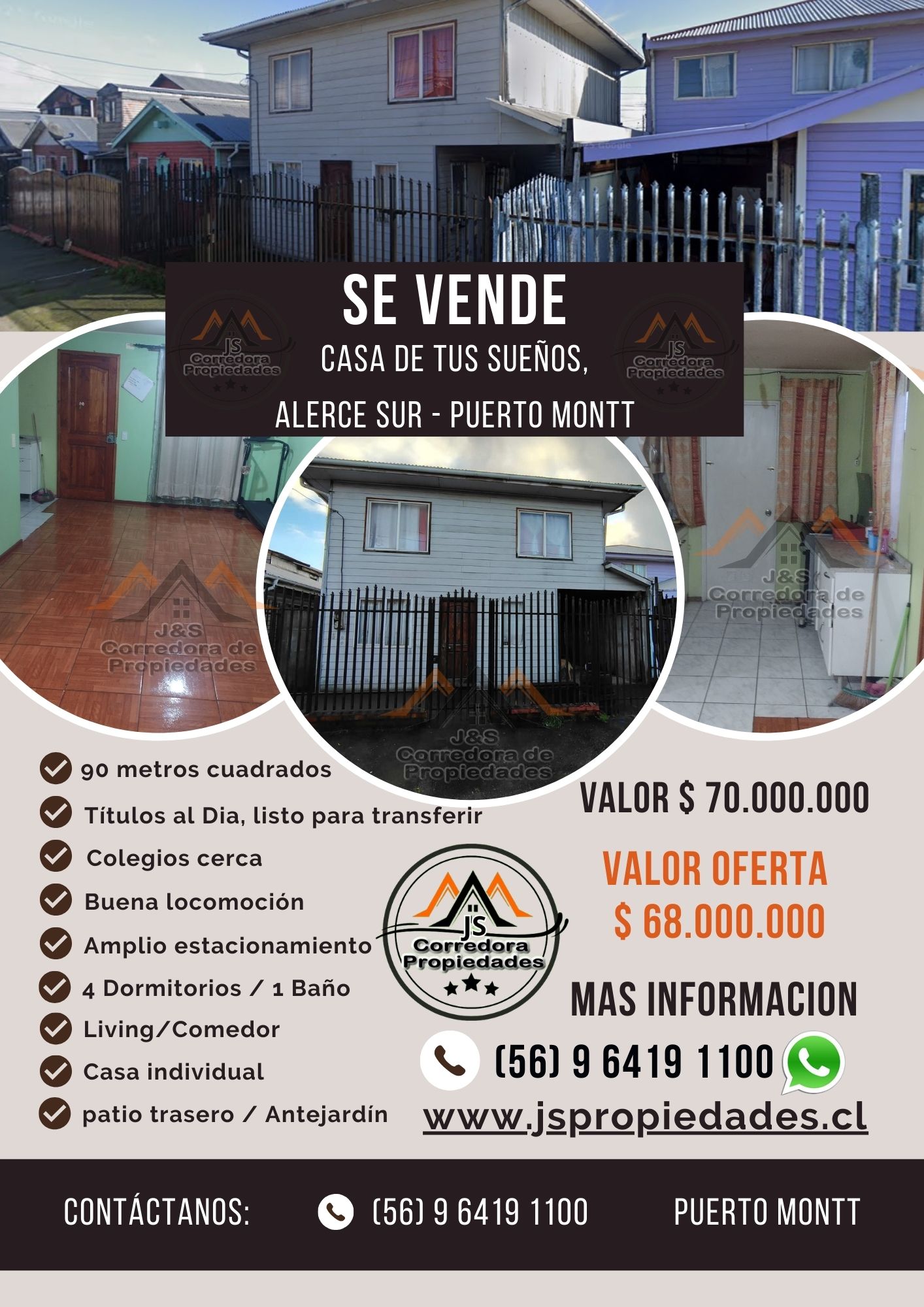 1Casa altos de Alerce x68M