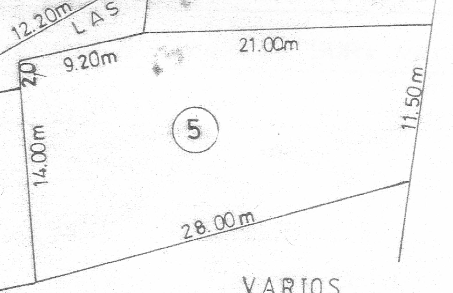 medidas del terreno rol 828-28